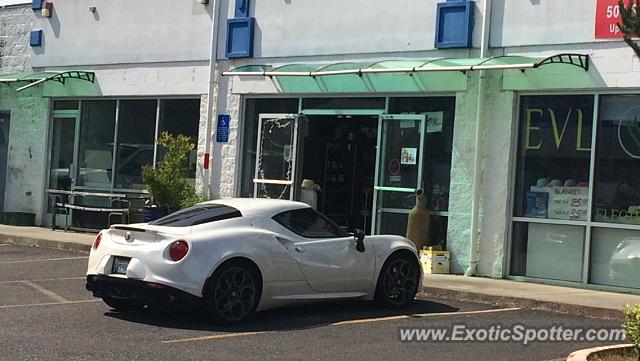 Alfa Romeo 4C spotted in Portland, Oregon