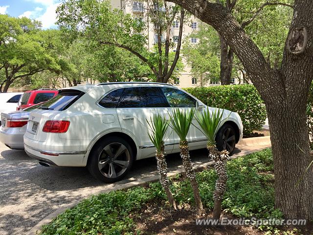 Bentley Bentayga spotted in Austin, Texas