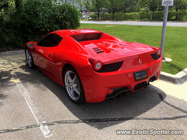 Ferrari 458 Italia spotted in Cottonwood Hts., Utah