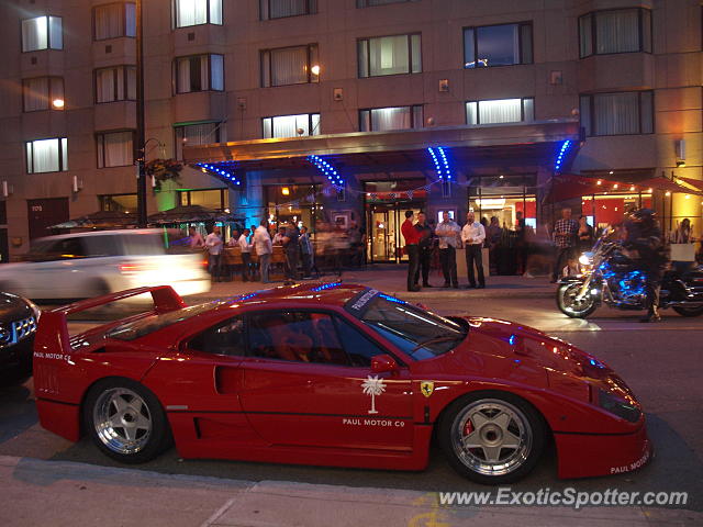 Ferrari F40 spotted in Montreal, Canada