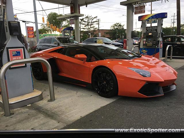 Lamborghini Aventador spotted in Hewlett, New York
