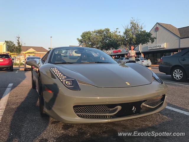 Ferrari 458 Italia spotted in Stevensville, Maryland