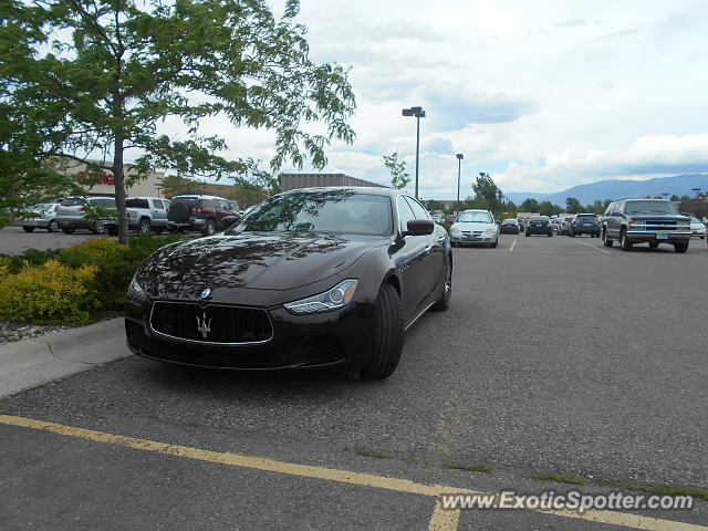 Maserati Ghibli spotted in Bozeman, Montana