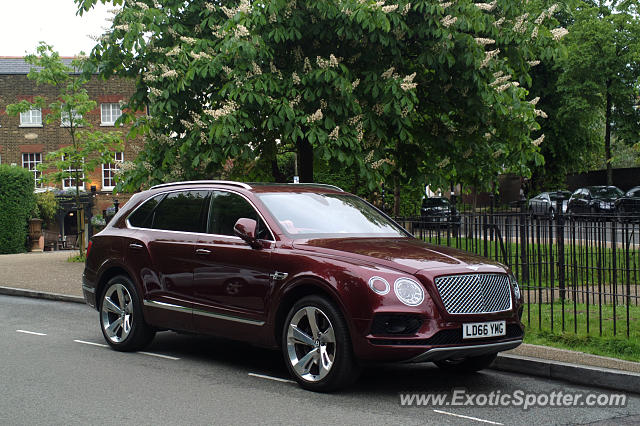 Bentley Bentayga spotted in London, United Kingdom
