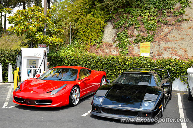 Ferrari 458 Italia spotted in West Hollywood, California
