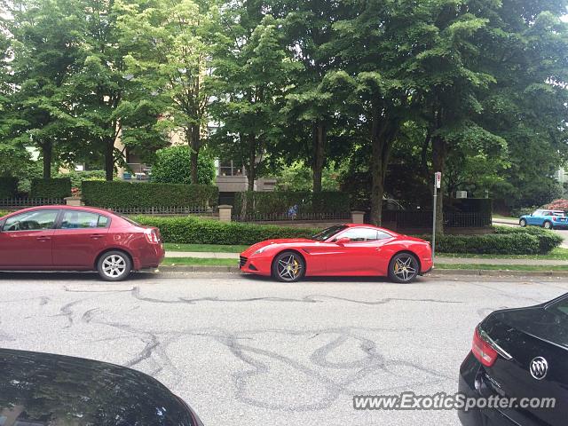 Ferrari California spotted in Vancouver, Canada