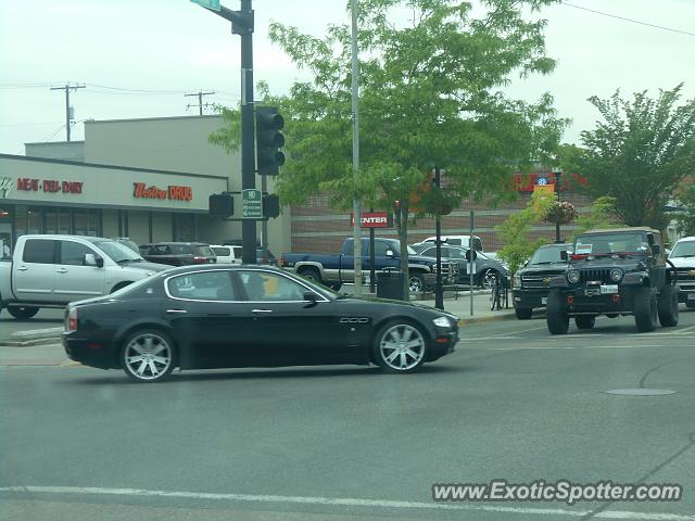 Maserati Quattroporte spotted in Bozeman, Montana
