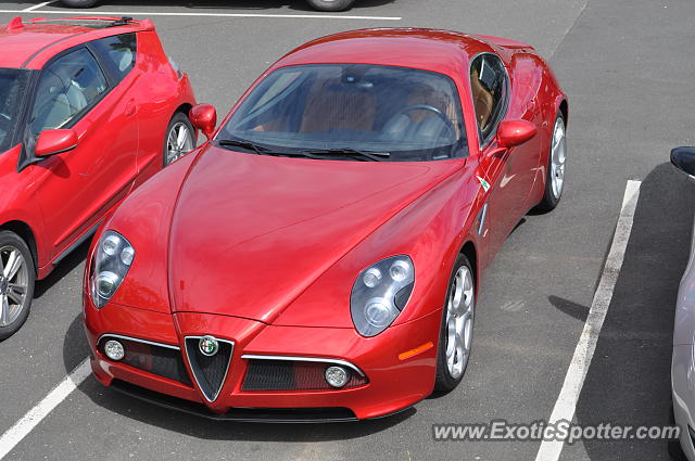 Alfa Romeo 8C spotted in Greenwich, Connecticut