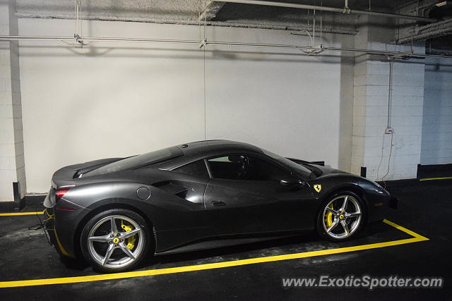 Ferrari 488 GTB spotted in Chicago, Illinois