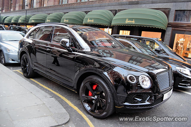 Bentley Bentayga spotted in London, United Kingdom