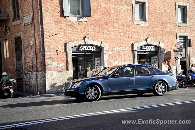 Mercedes Maybach spotted in Rome, Italy