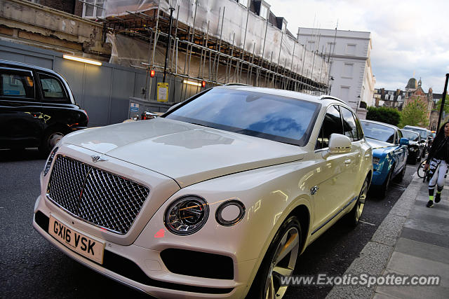 Bentley Bentayga spotted in London, United Kingdom