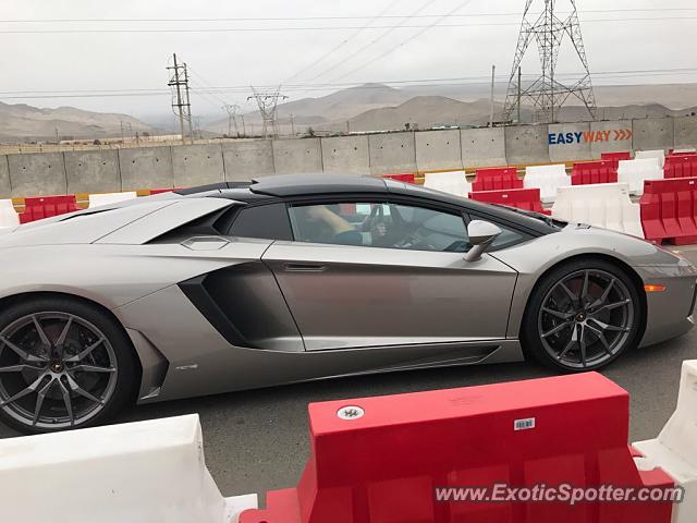 Lamborghini Aventador spotted in Lima, Peru