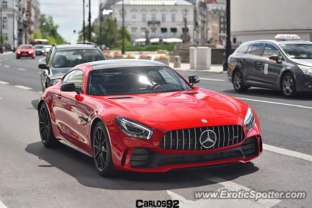 Mercedes AMG GT spotted in Warsaw, Poland