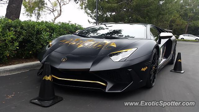 Lamborghini Aventador spotted in Newport Beach, California
