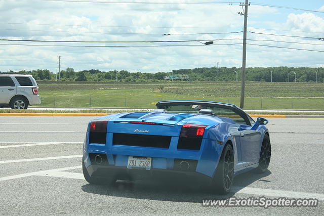 Lamborghini Gallardo spotted in Barrington Hills, Illinois