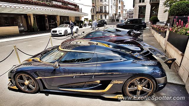 Koenigsegg Agera R spotted in London, United Kingdom