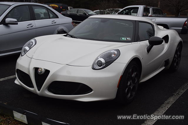 Alfa Romeo 4C spotted in Furlong, Pennsylvania