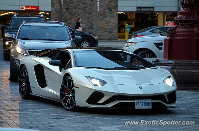 Lamborghini Aventador spotted in Toronto, Canada