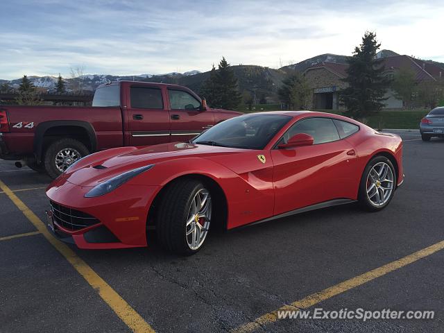 Ferrari F12 spotted in Park City, Utah