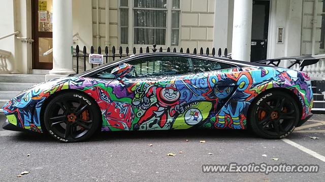 Lamborghini Gallardo spotted in London, United Kingdom