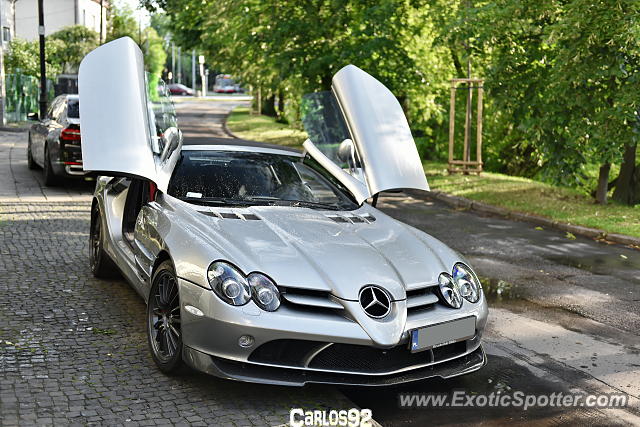 Mercedes SLR spotted in Warsaw, Poland