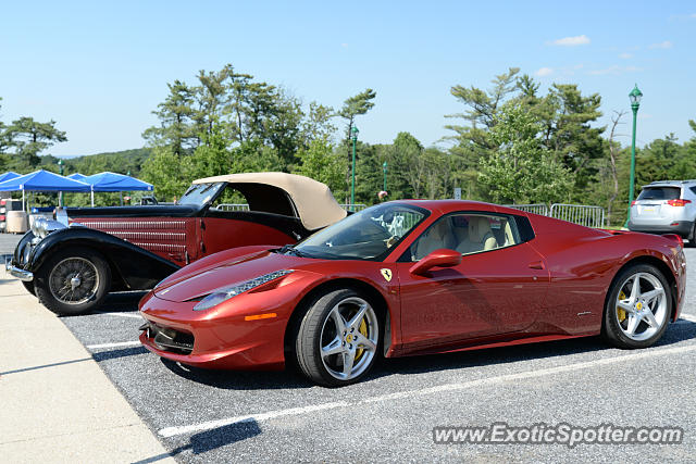 Ferrari 458 Italia spotted in Hershey, Pennsylvania