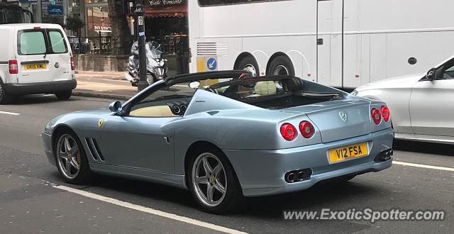 Ferrari 550 spotted in London, United Kingdom