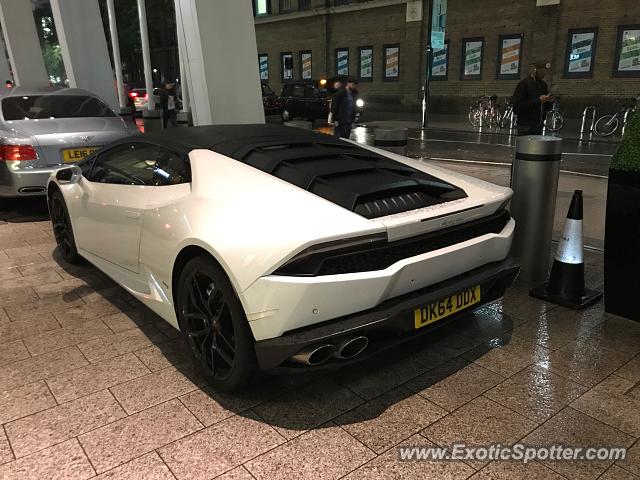 Lamborghini Huracan spotted in London, United Kingdom