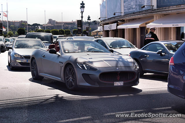 Maserati GranCabrio spotted in Monaco, Monaco