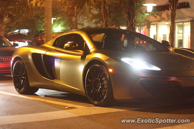 Mclaren MP4-12C spotted in Miami, Florida