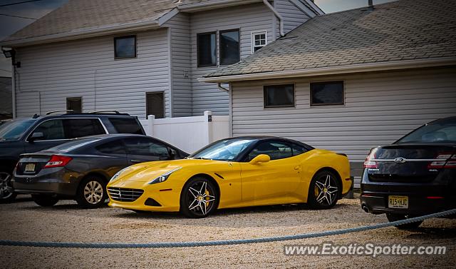 Ferrari California spotted in Point Pleasant, New Jersey
