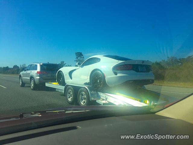 Dodge Viper spotted in I-95, South Carolina