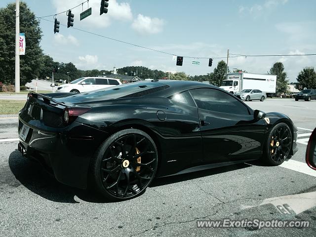 Ferrari 458 Italia spotted in Chamblee, Georgia