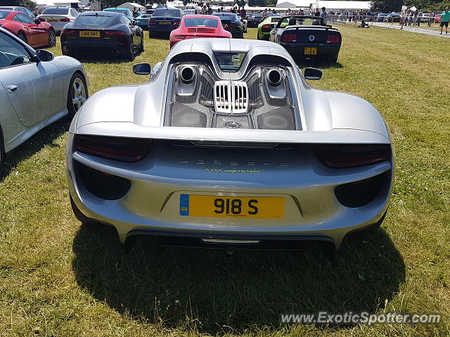 Porsche 918 Spyder spotted in Goodwood, United Kingdom