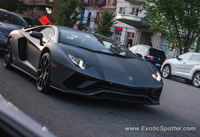 Lamborghini Aventador spotted in Washington, DC, United States