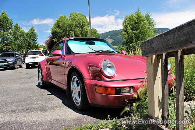Porsche 911 spotted in Jackson Hole, Wyoming