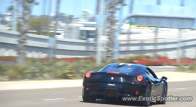 Ferrari 458 Italia spotted in San Diego, California