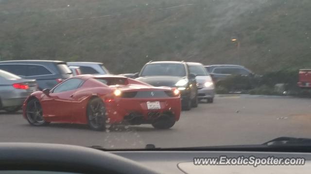 Ferrari 458 Italia spotted in Carlsbad, California