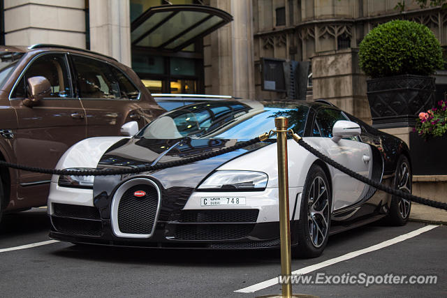 Bugatti Veyron spotted in London, United Kingdom