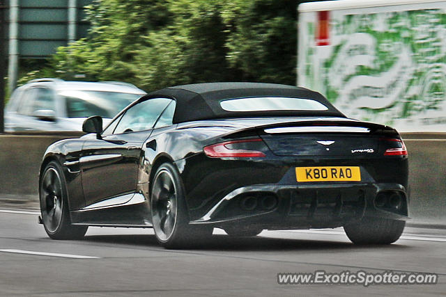 Aston Martin Vanquish spotted in M25 Motorway, United Kingdom