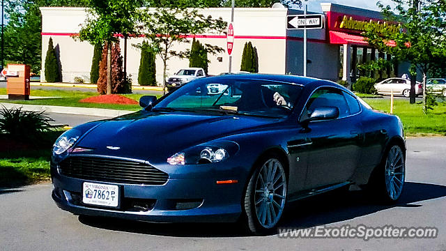 Aston Martin DB9 spotted in Canadaguia, New York