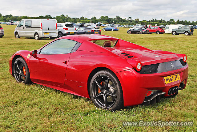 Ferrari 458 Italia spotted in Goodwood, United Kingdom