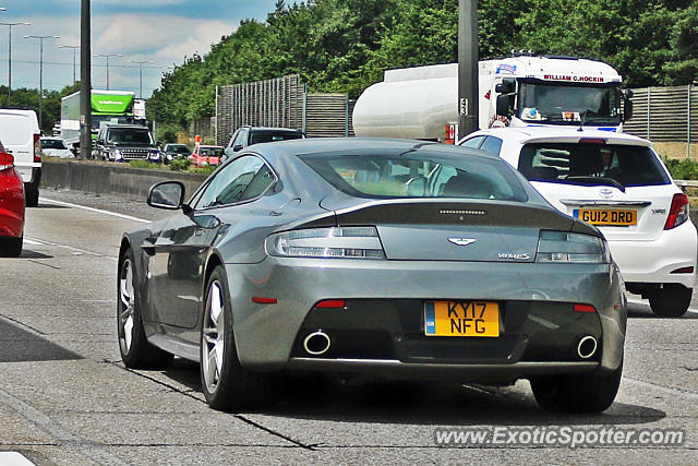 Aston Martin Vantage spotted in M25 Motorway, United Kingdom