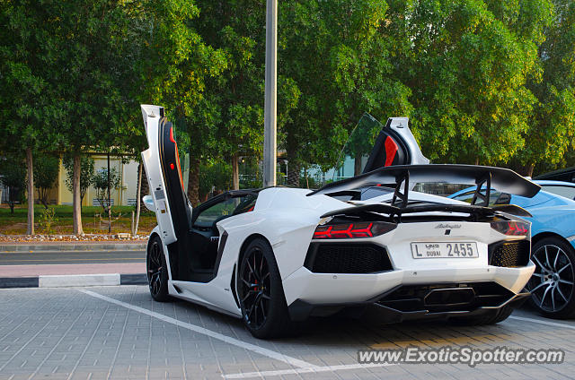 Lamborghini Aventador spotted in Dubai, United Arab Emirates