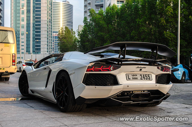 Lamborghini Aventador spotted in Dubai, United Arab Emirates