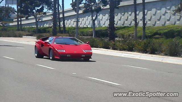 Lamborghini Countach spotted in San Diego, California