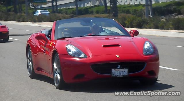Ferrari California spotted in San Diego, California