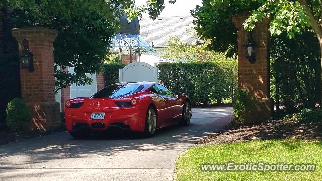 Ferrari 458 Italia spotted in Columbus, Ohio