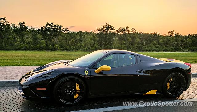 Ferrari 458 Italia spotted in Dublin, Ohio